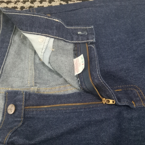 Vintage GWG Blue Denim Jeans Size 38x34 - Picture 2 of 4